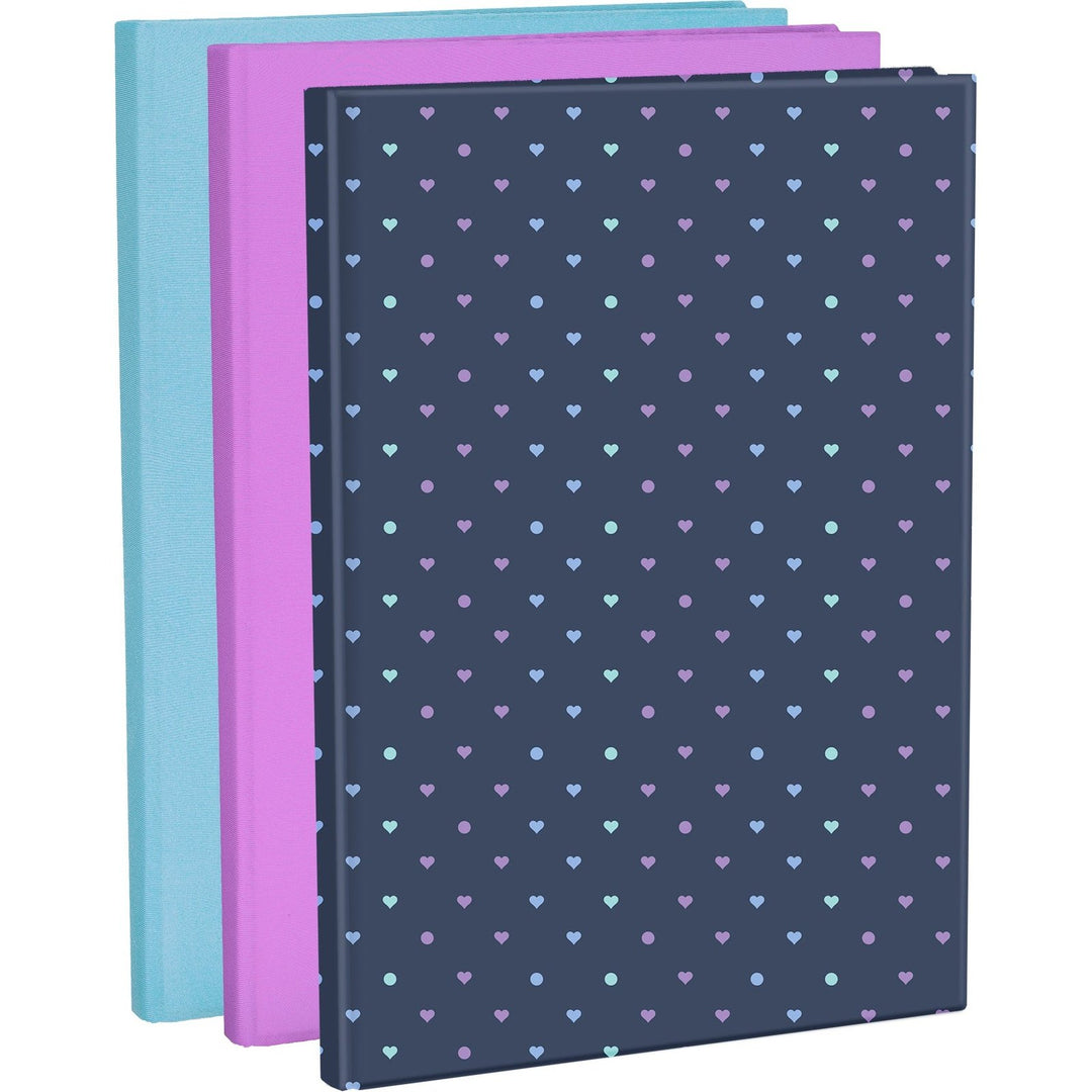 Elastic book cover 3 pcs., Blue