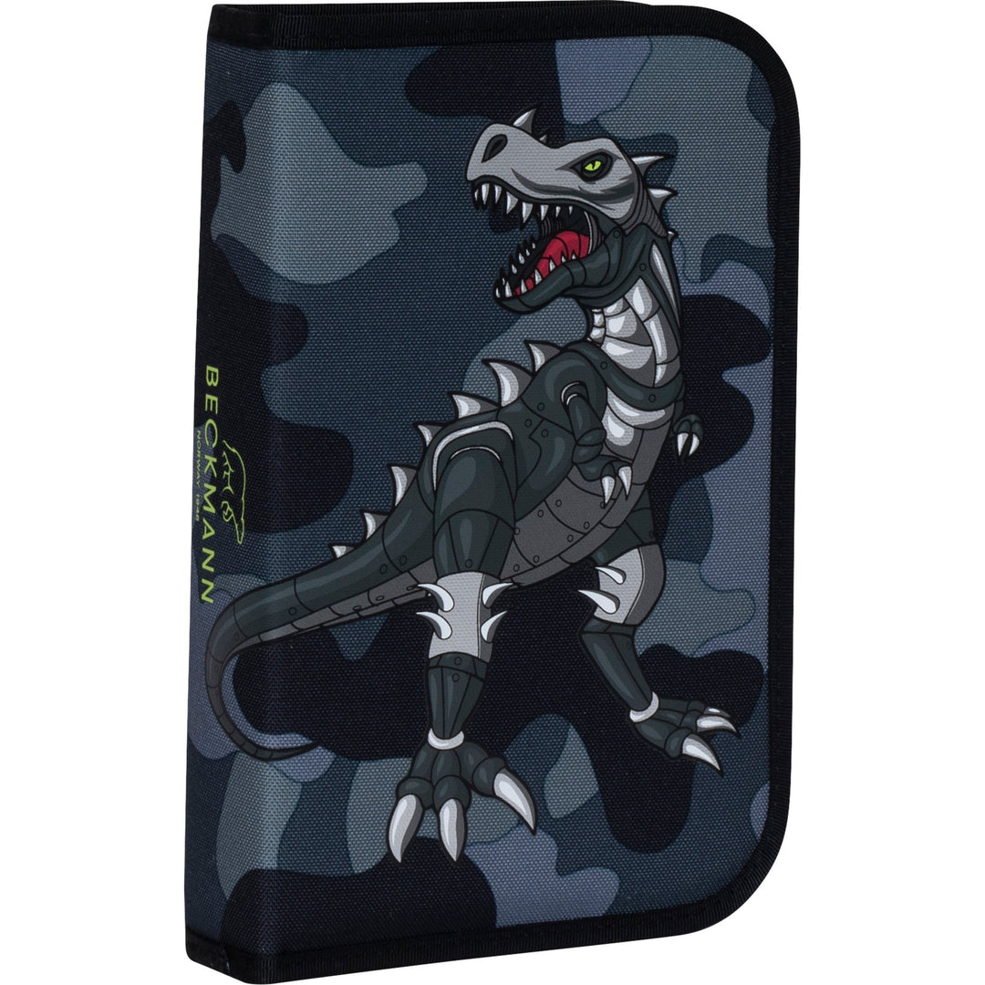 Single section pencil case w/content, Camo Rex