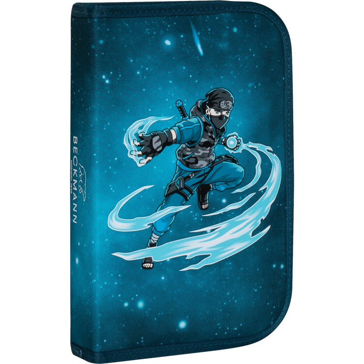 Single section pencil case w/content, Ninja Master