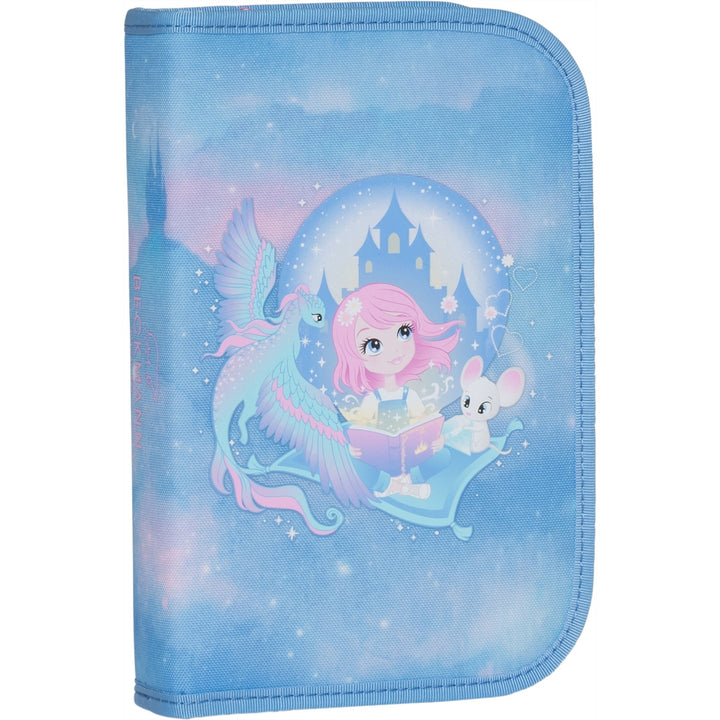 Single section pencil case w/content, Fairytale