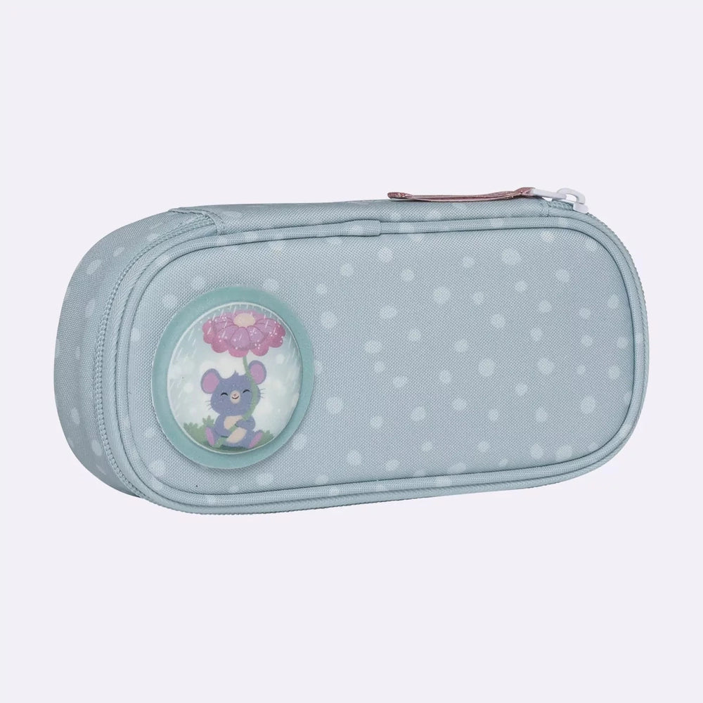 Oval pencil case, Forest Deer Dusty Mint 1st-2nd Year