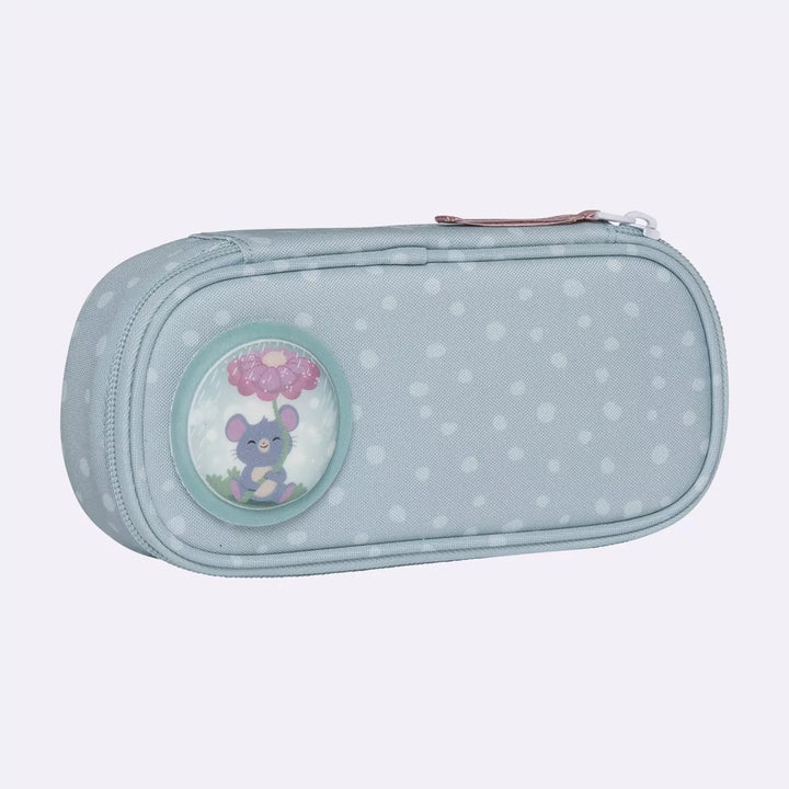 Oval pencil case, Forest Deer Dusty Mint 1st-2nd Year