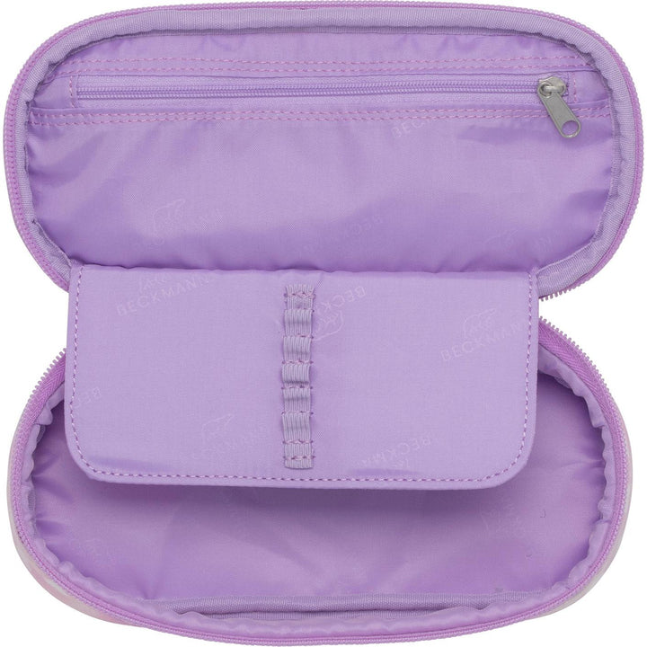 Oval pencil case, Unicorn Princess Purple