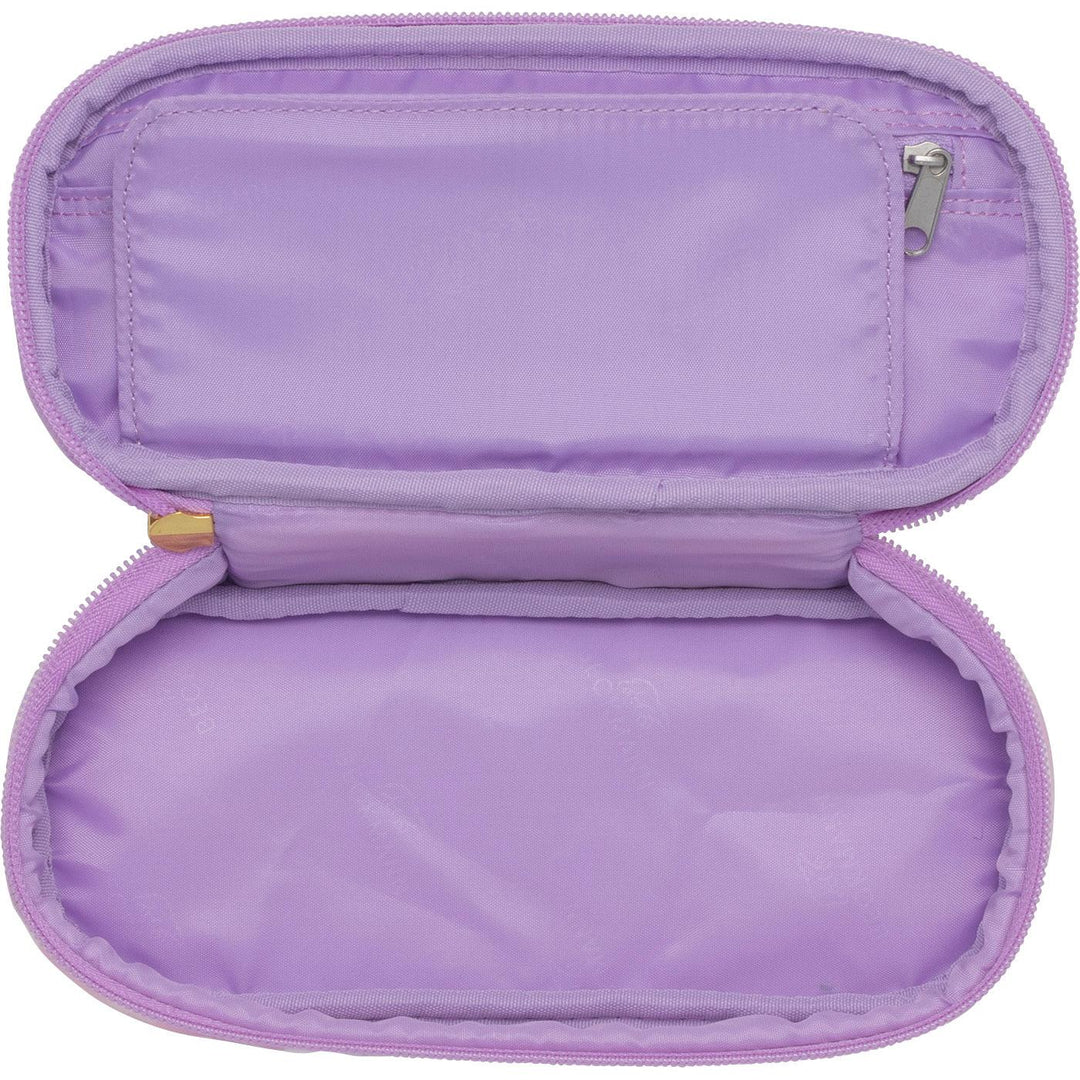 Oval pencil case, Unicorn Princess Purple