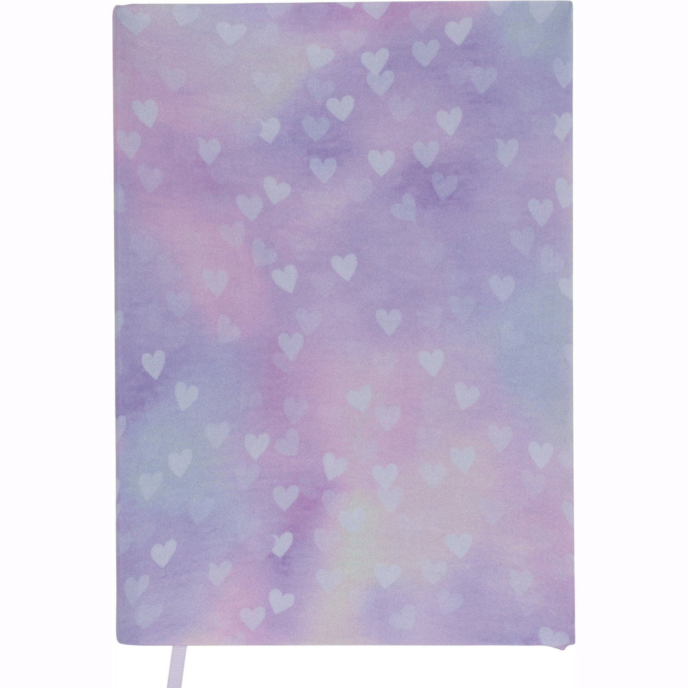 Elastic book cover, Unicorn Princess Purple