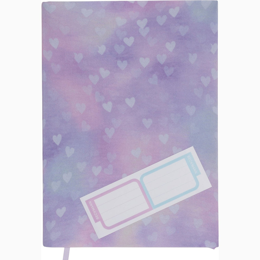 Elastic book cover, Unicorn Princess Purple