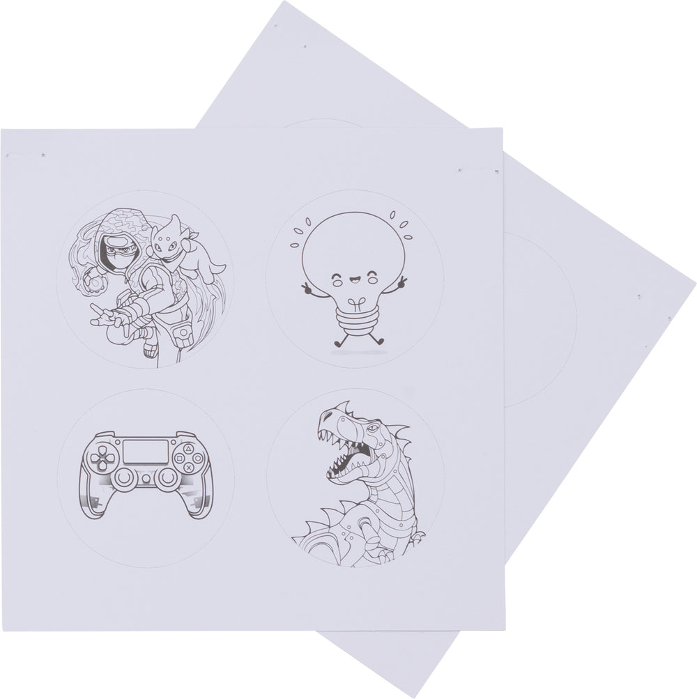 Button pack creative, Black
