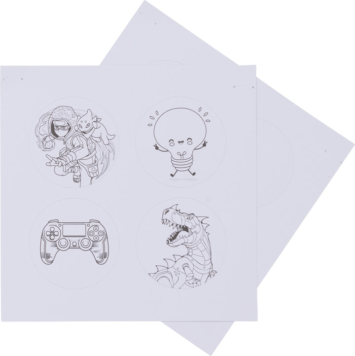 Button pack creative, Black