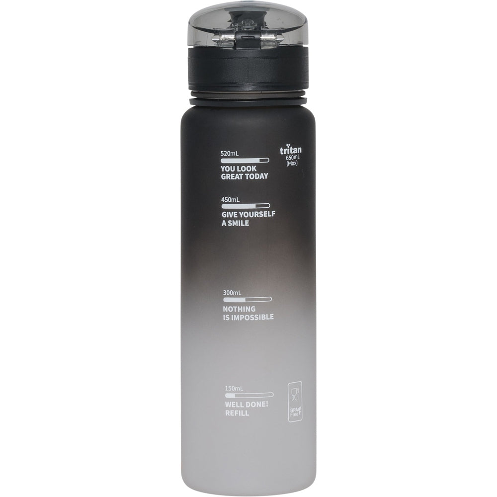 Drinking bottle 650 ml Black Gradient Youth/student/adult