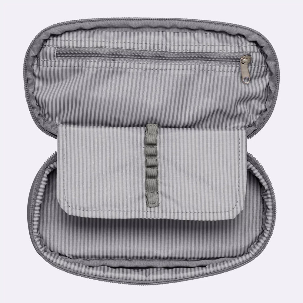 Oval pencil case, Grey Youth/student/adult