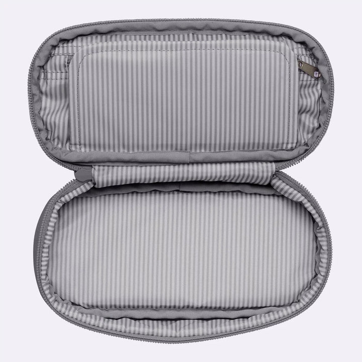 Oval pencil case, Grey Youth/student/adult