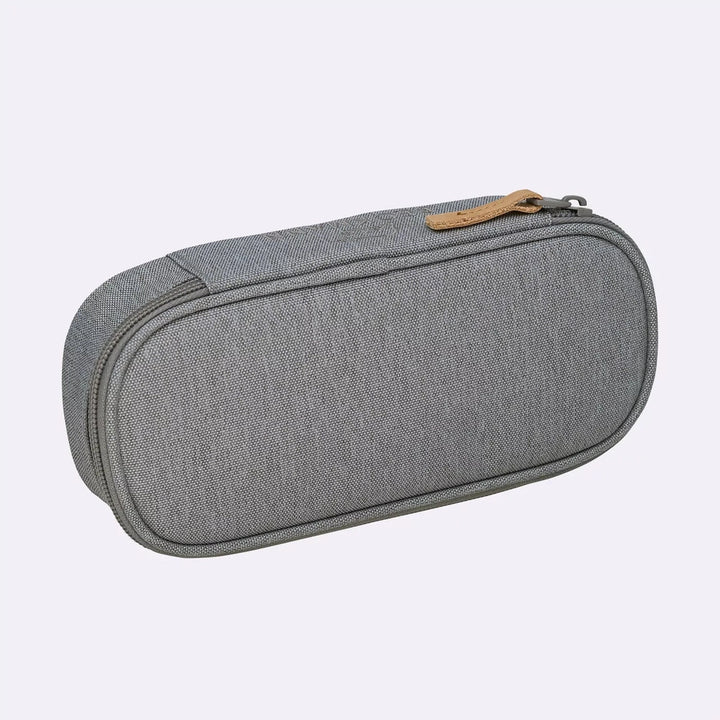 Oval pencil case, Grey Youth/student/adult