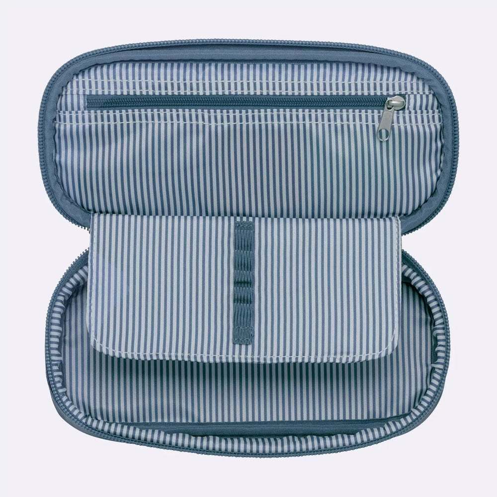 Oval pencil case, Blue Youth/student/adult