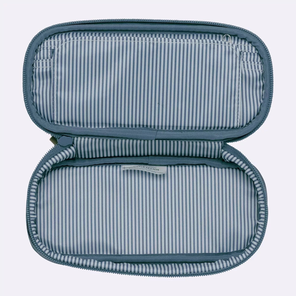 Oval pencil case, Blue Youth/student/adult