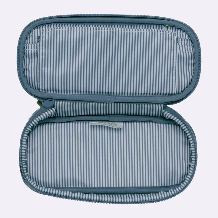 Oval pencil case, Blue Youth/student/adult