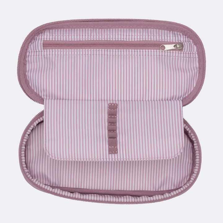 Oval pencil case, Organic Purple Youth/student/adult