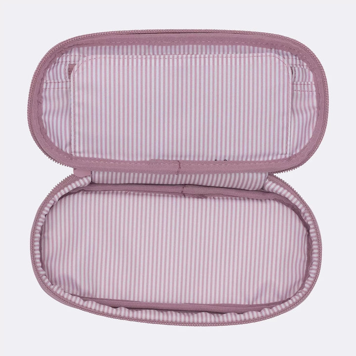 Oval pencil case, Organic Purple Youth/student/adult