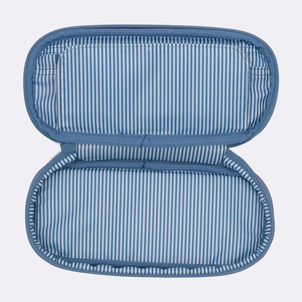 Oval pencil case, Blue Shadow Youth/student/adult