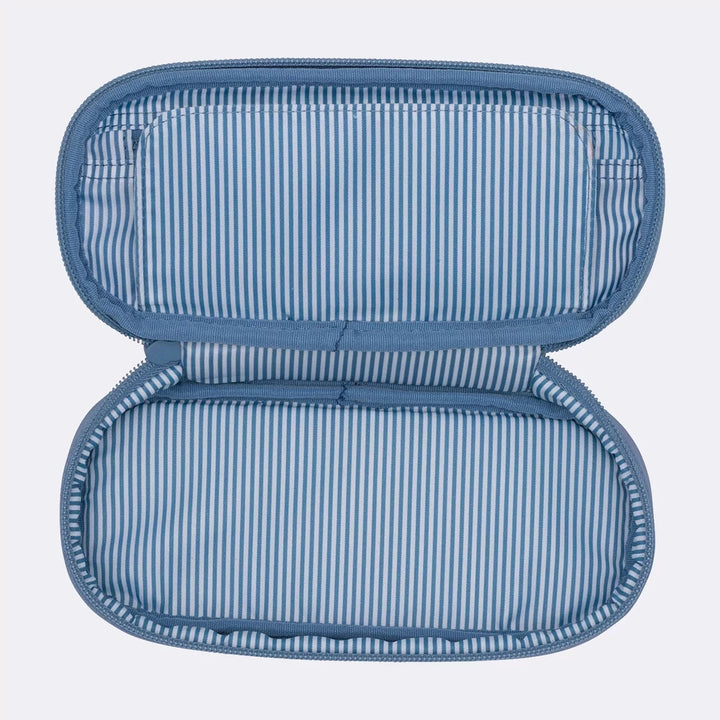 Oval pencil case, Blue Shadow Youth/student/adult